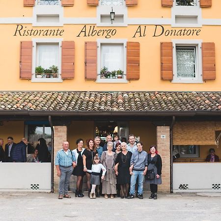 Ristorante Albergo Al Donatore Teòr Eksteriør billede