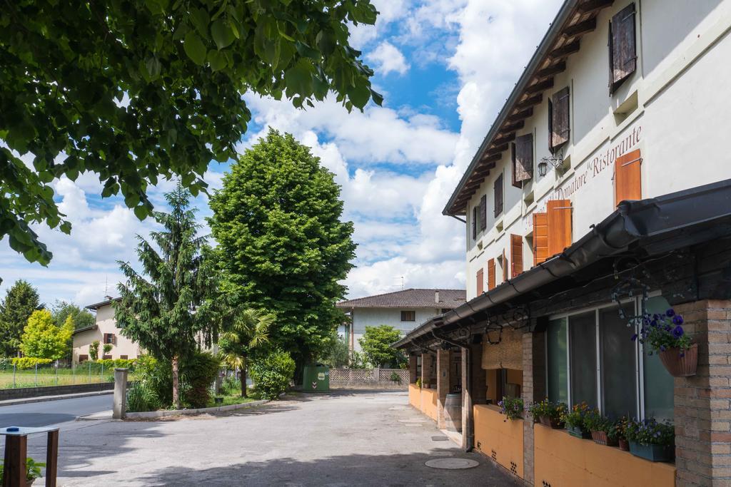 Ristorante Albergo Al Donatore Teòr Eksteriør billede